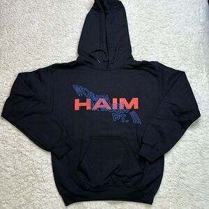 Haim Women in Music pt III hoodie size small in black with logo